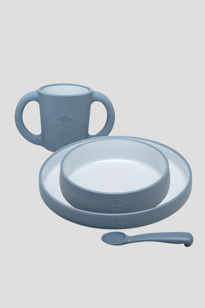 Conjunto 4 peças silicone alimentação