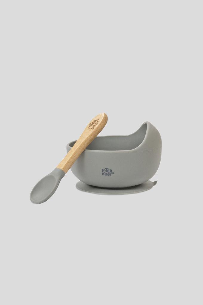 Taça ventosa + colher de silicone