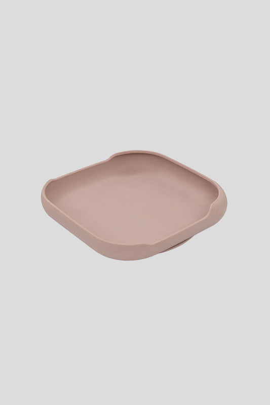 Prato de silicone com ventosa