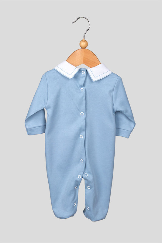 Babygrow de algodão bordado