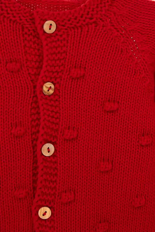 Casaco bebé malha com bolas