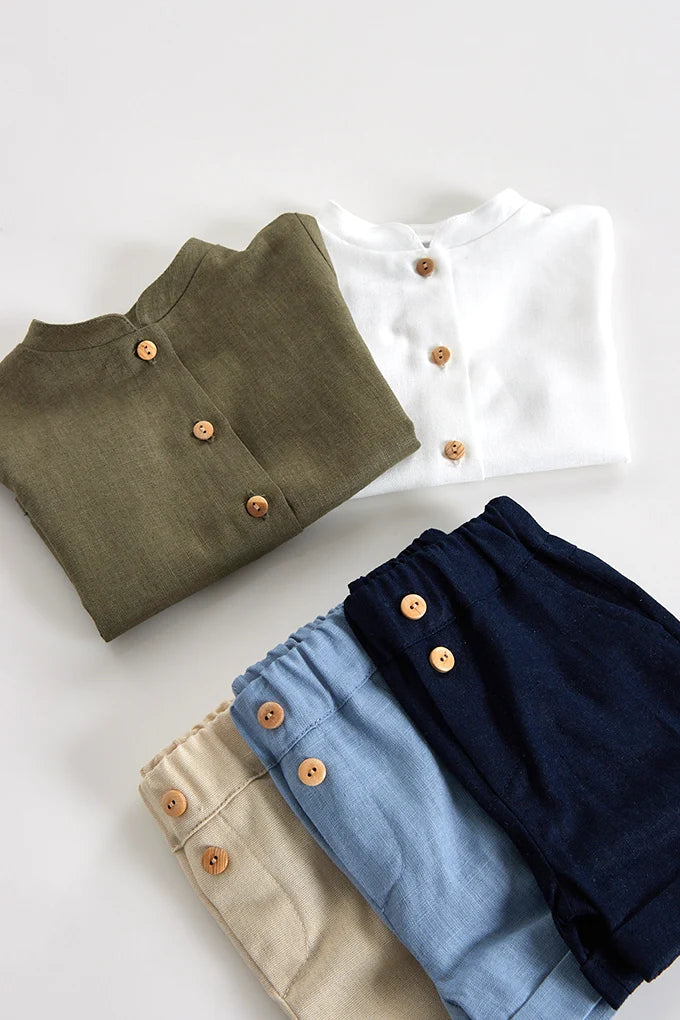 Conjunto de linho (2 peças)