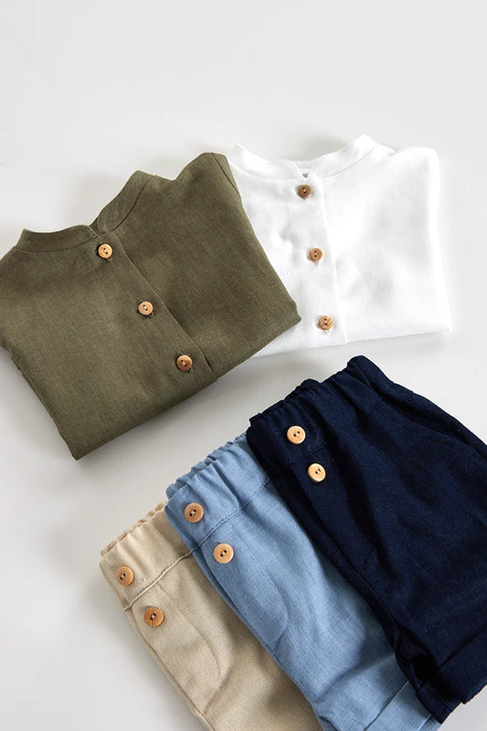 Conjunto de linho (2 peças)