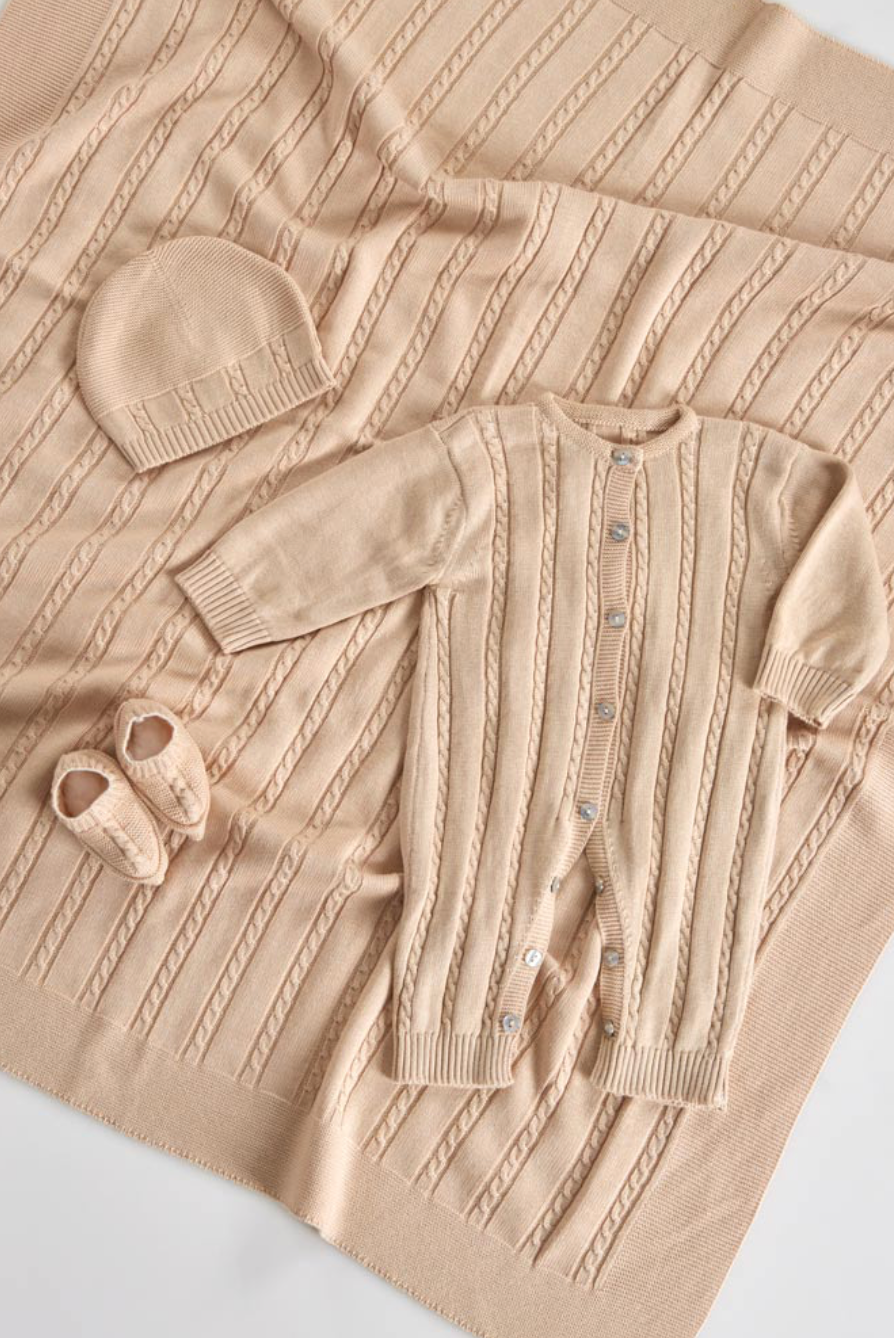 Conjunto recém nascido  Malha 4 Peças