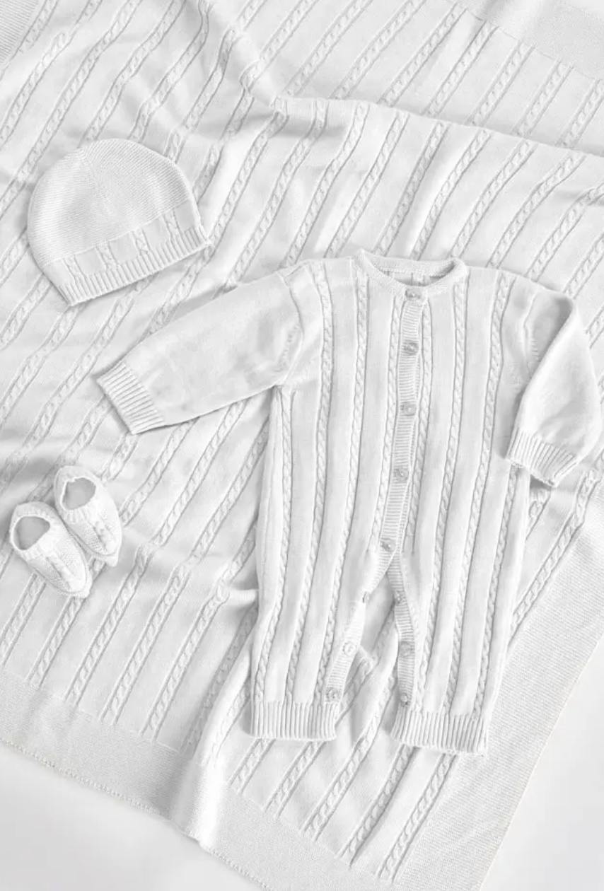 Conjunto recém nascido  Malha 4 Peças