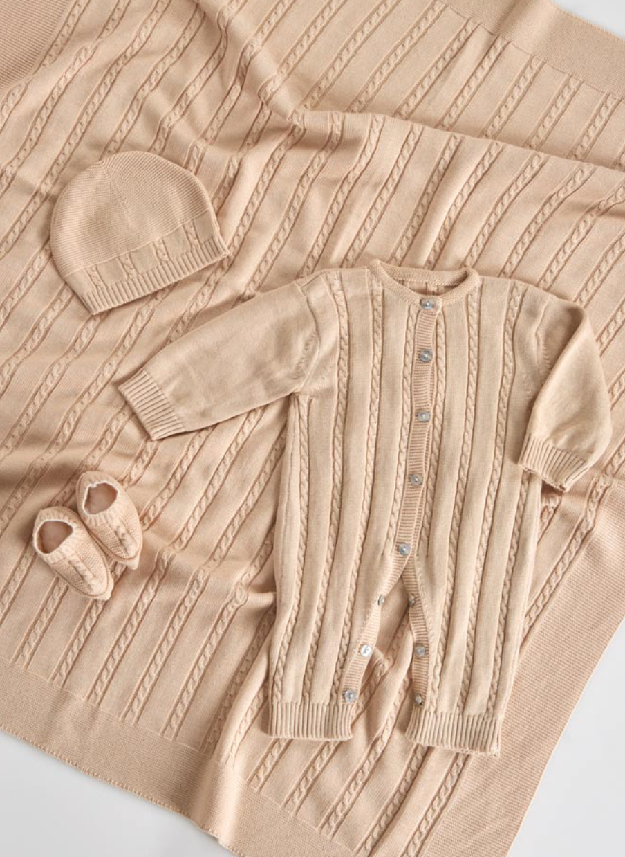 Conjunto recém nascido  Malha 4 Peças